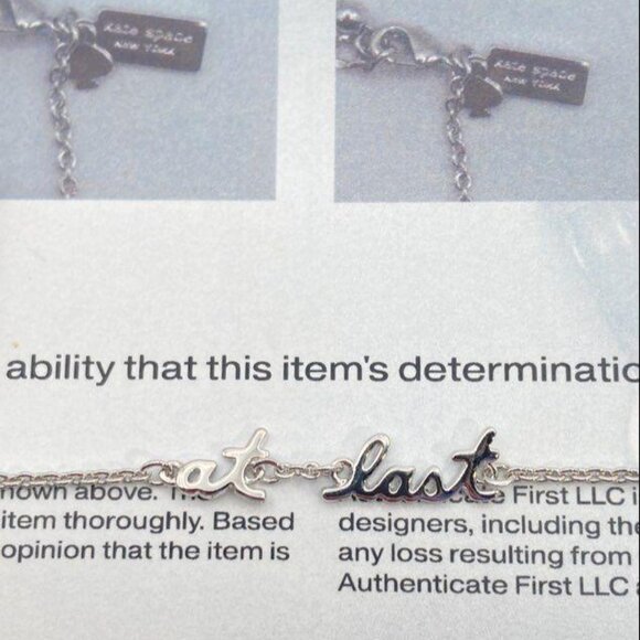 NWT Kate Spade At Last Bracelet from Say Yes Collection with COA - Picture 4 of 5